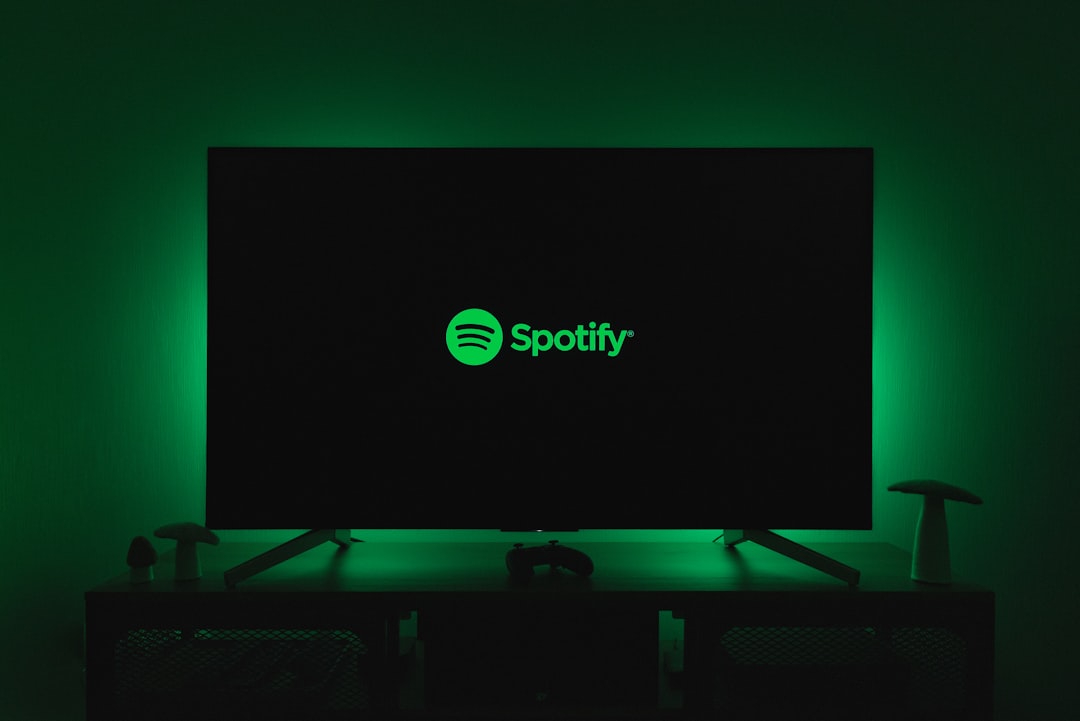Spotify Logo with AI Persona Label Concept