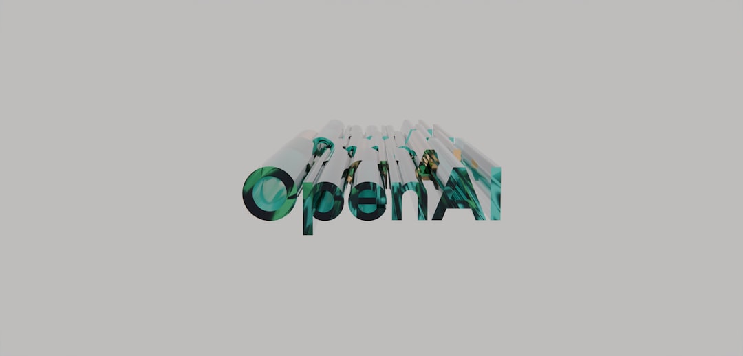 OpenAI办公室内部，代表科技与商业结合的概念图