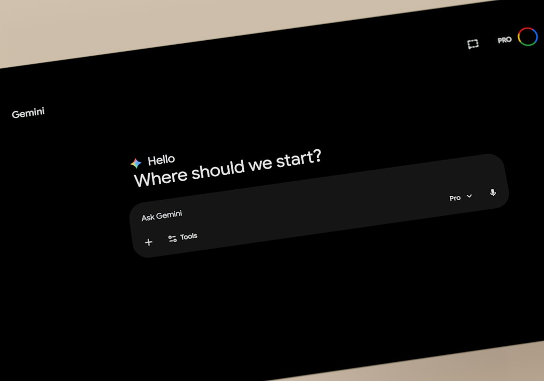Google Gemini Logo on a complex user interface representing branding challenges