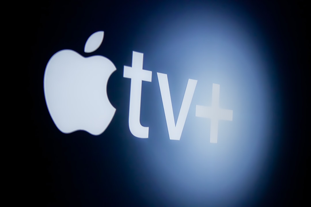 Apple TV Plus logo on a TV screen