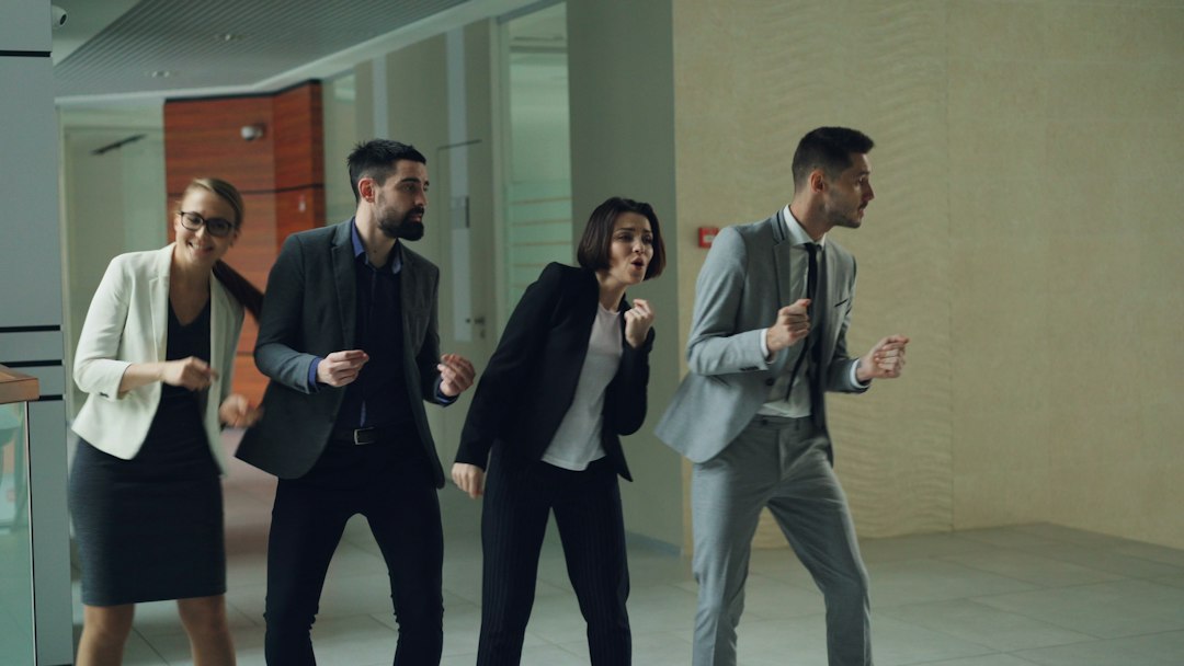 AI agents working together in a simulation
