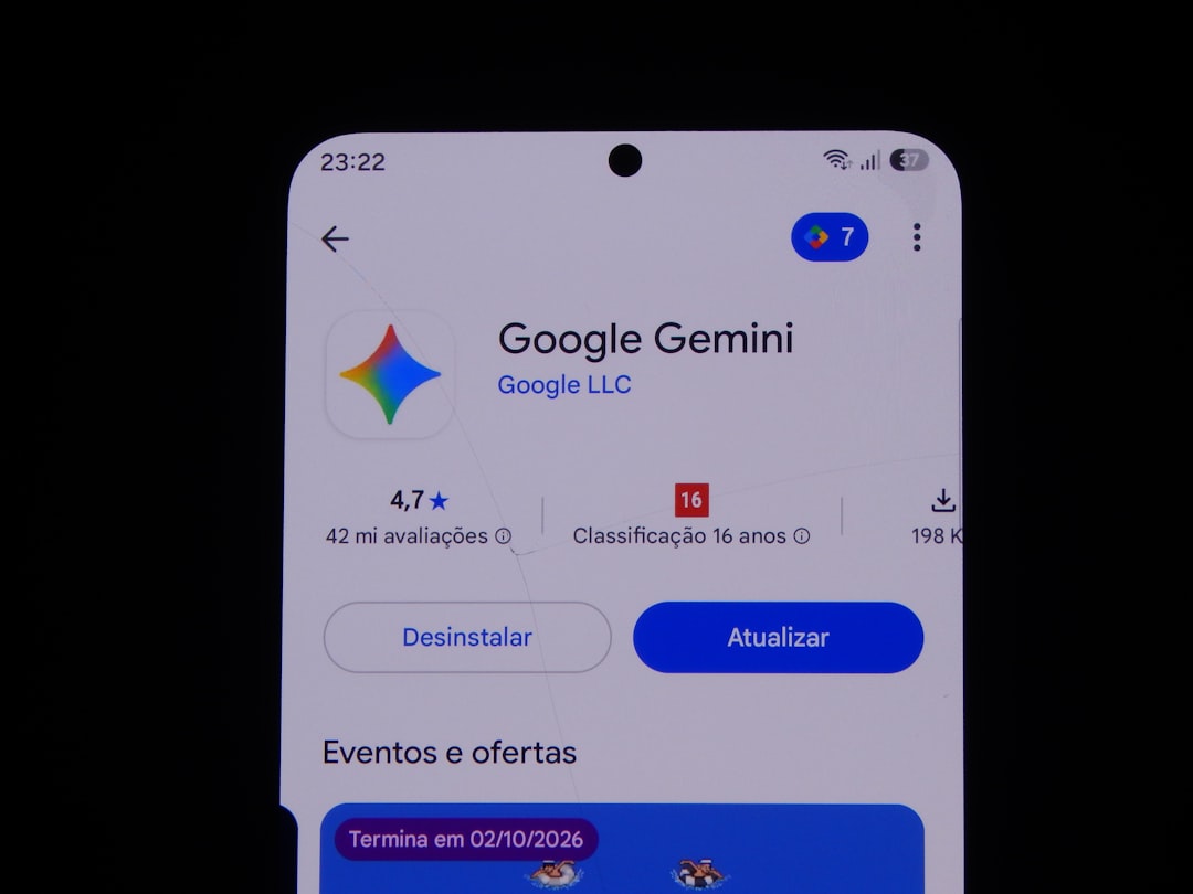 Google Gemini AI model interface showing security breach warning