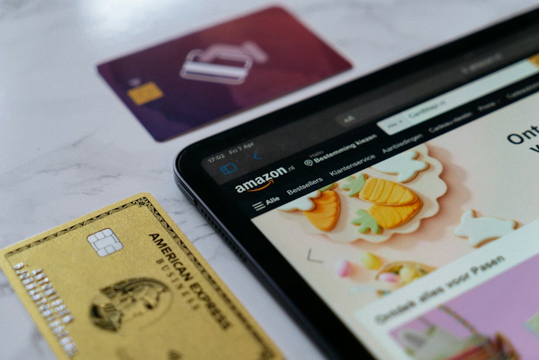 Amazon logo and AI agent concept illustration